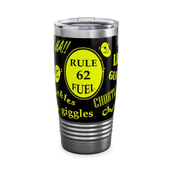 Rule # 62 Tumbler-yellow & black
